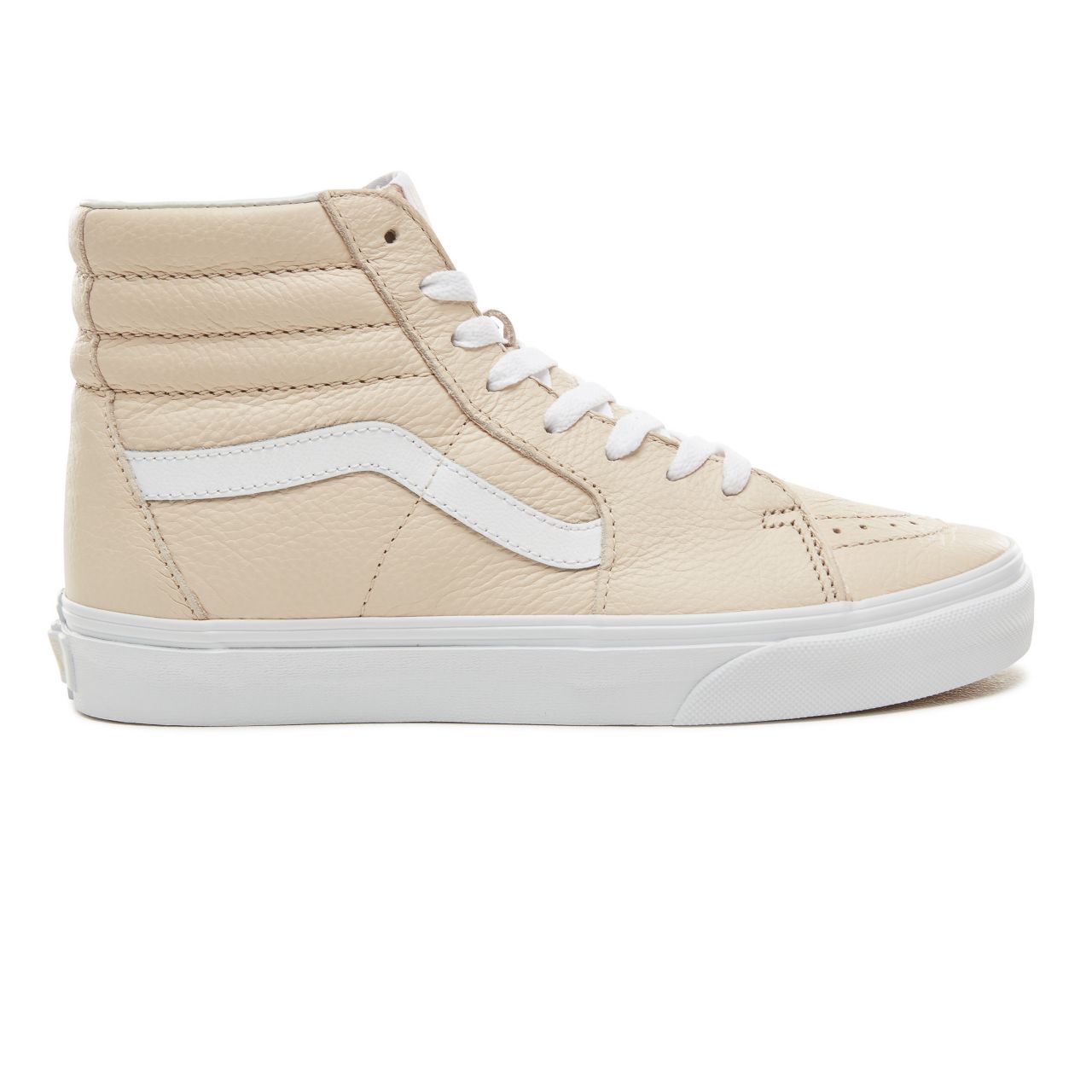 Vans Leather Sk8-Hi Classic Womens - (Leather) Sand Dollar VA38GEUA8 Shoes