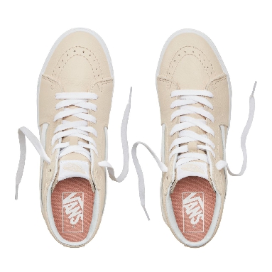 Vans Leather Sk8-Hi Classic Womens - (Leather) Sand Dollar VA38GEUA8 Shoes