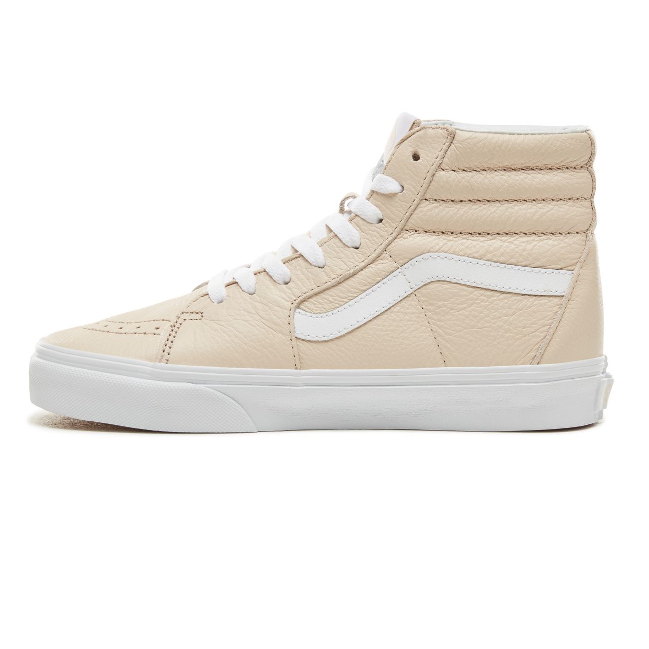 Vans Leather Sk8-Hi Classic Womens - (Leather) Sand Dollar VA38GEUA8 Shoes