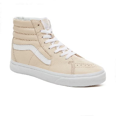 Vans Leather Sk8-Hi Classic Womens - (Leather) Sand Dollar VA38GEUA8 Shoes