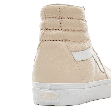 Vans Leather Sk8-Hi Classic Womens - (Leather) Sand Dollar VA38GEUA8 Shoes