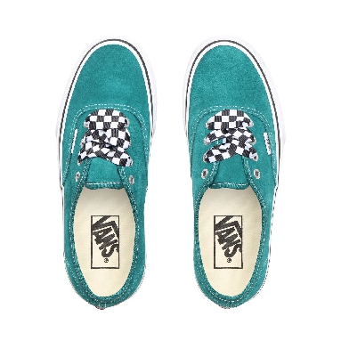 Vans Checkerboard Lace Authentic Platform 2.0 Classic Womens - (Checkerboard Lace) Quetzal Green/True White VN0A3AV8S1W Shoes