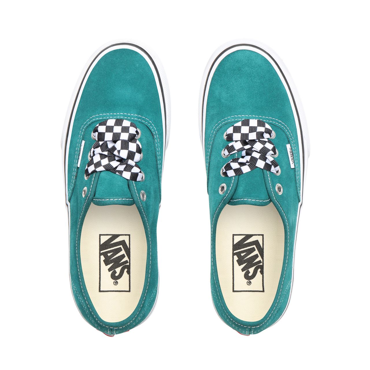 Vans Checkerboard Lace Authentic Platform 2.0 Classic Womens - (Checkerboard Lace) Quetzal Green/True White VN0A3AV8S1W Shoes