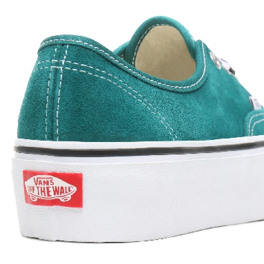 Vans Checkerboard Lace Authentic Platform 2.0 Classic Womens - (Checkerboard Lace) Quetzal Green/True White VN0A3AV8S1W Shoes