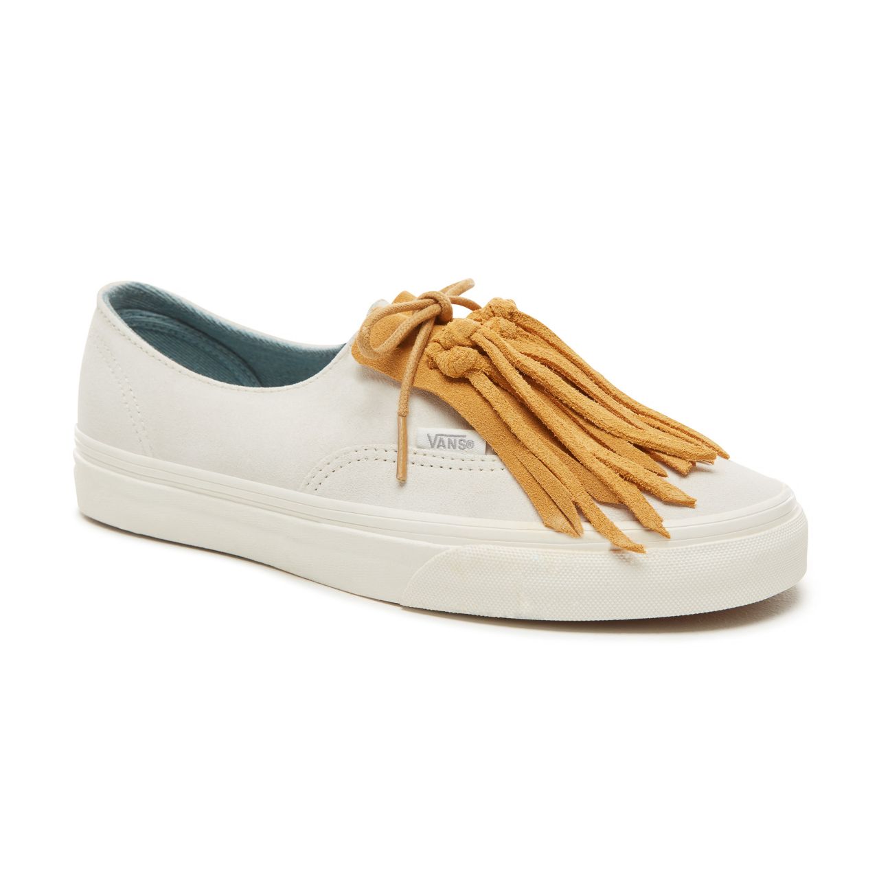 Vans Suede  Authentic Fringe Classic Womens - Snow White/Snow White VA3TK7U6E Shoes