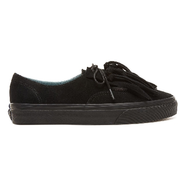 Vans Suede  Authentic Fringe Classic Womens - Black/Black VA3TK7BKA Shoes