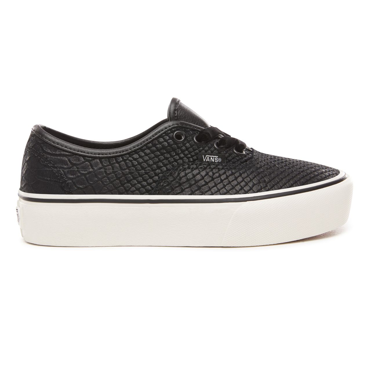 Vans Leather Authentic Platform 2.0 Classic Womens - (Leather) Snake/Black VN0A3AV8UQF Shoes