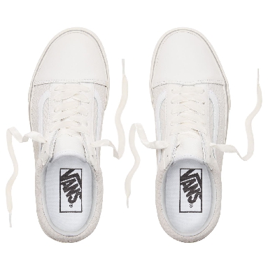 Vans Leather Old Skool Platform Classic Womens - (Leather) Snake/White VN0A3B3UUPK Shoes