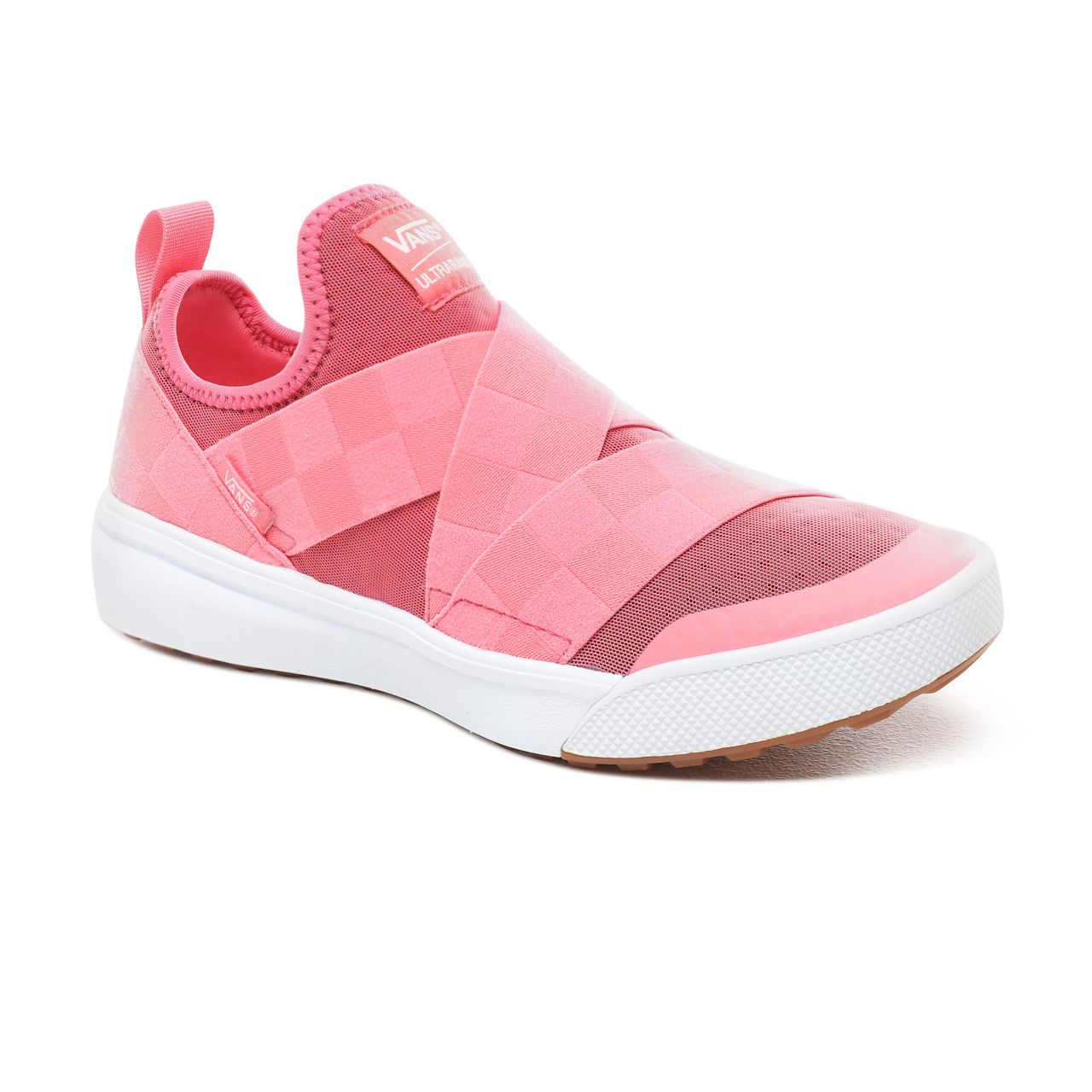 Vans Mega Check Ultrarange Gore Classic Womens - (Mega Check) Strawberry Pink VN0A3MVRVU6 Shoes