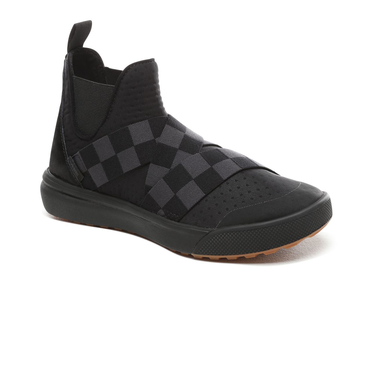 Vans Mega Check Ultrarange Gore Hi Classic Womens - (Mega Check) Black/Black VN0A3TKXURJ Shoes