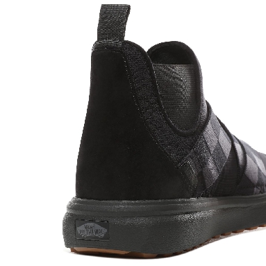 Vans Mega Check Ultrarange Gore Hi Classic Womens - (Mega Check) Black/Black VN0A3TKXURJ Shoes