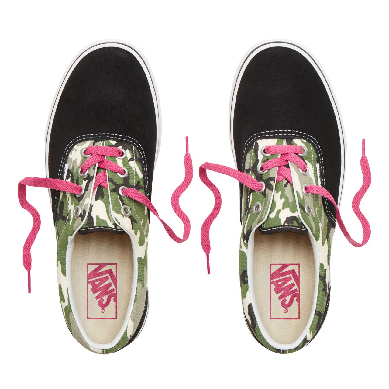 Vans Laurel Camo Era Classic Womens - (Laurel Camo) Black/Very Berry/True White VN0A38FRSZC Shoes