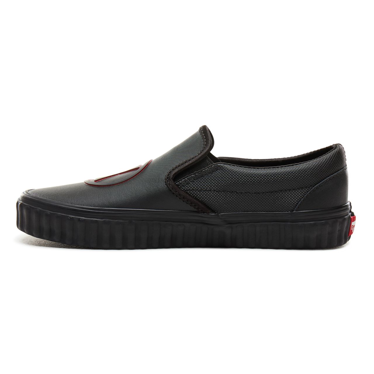 Vans X Marvel Classic Slip-On Classic Womens - (Marvel) Black Widow/Black VA38F7U7K Shoes