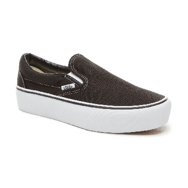 Vans Classic Slip-On Platform Womens - Black VN00018EBLK Shoes