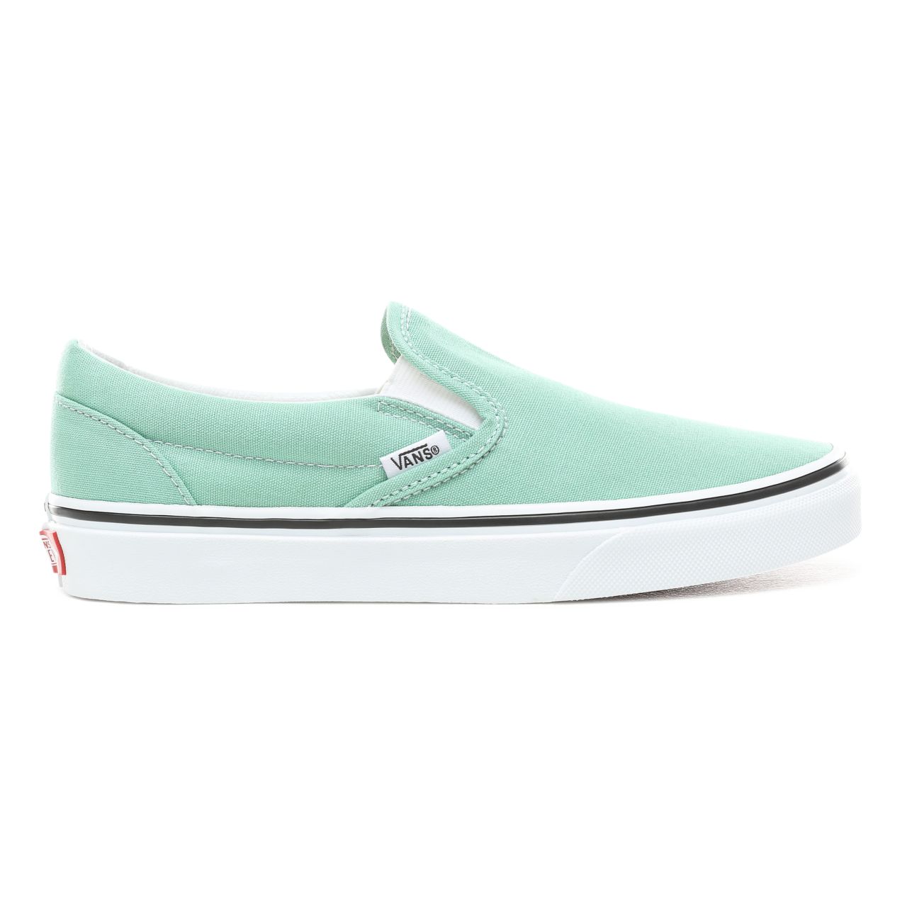 Vans Slip-On Classic Womens - Neptune Green/True White VN0A38F7VMX Shoes