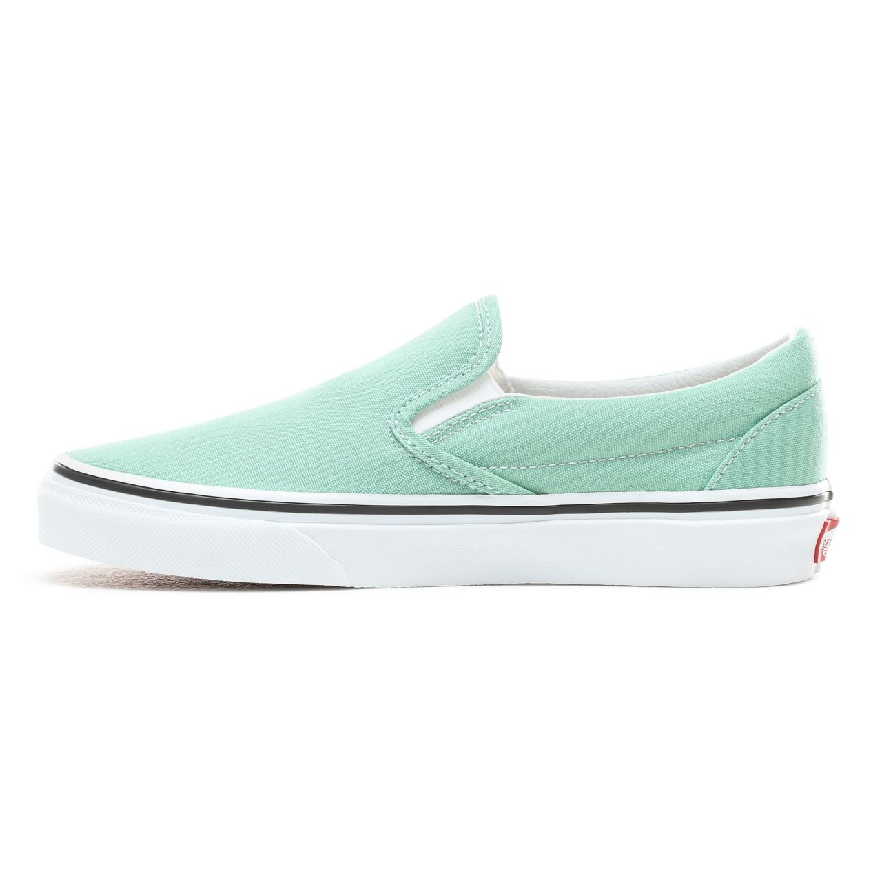 Vans Slip-On Classic Womens - Neptune Green/True White VN0A38F7VMX Shoes