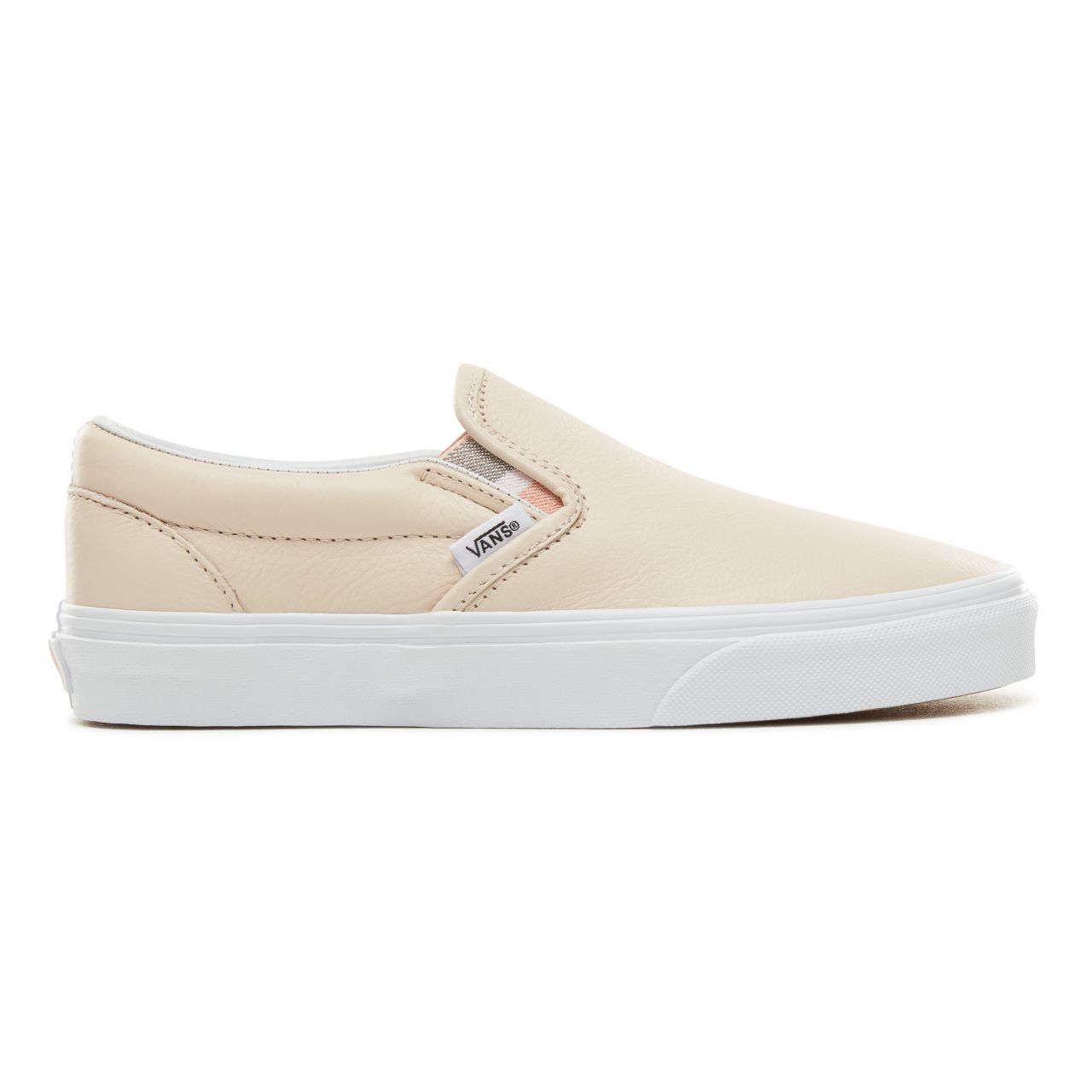 Vans Lurex Gore Classic Slip-On Classic Womens - (Lurex Gore) Sand Dollar VA38F7U7I Shoes