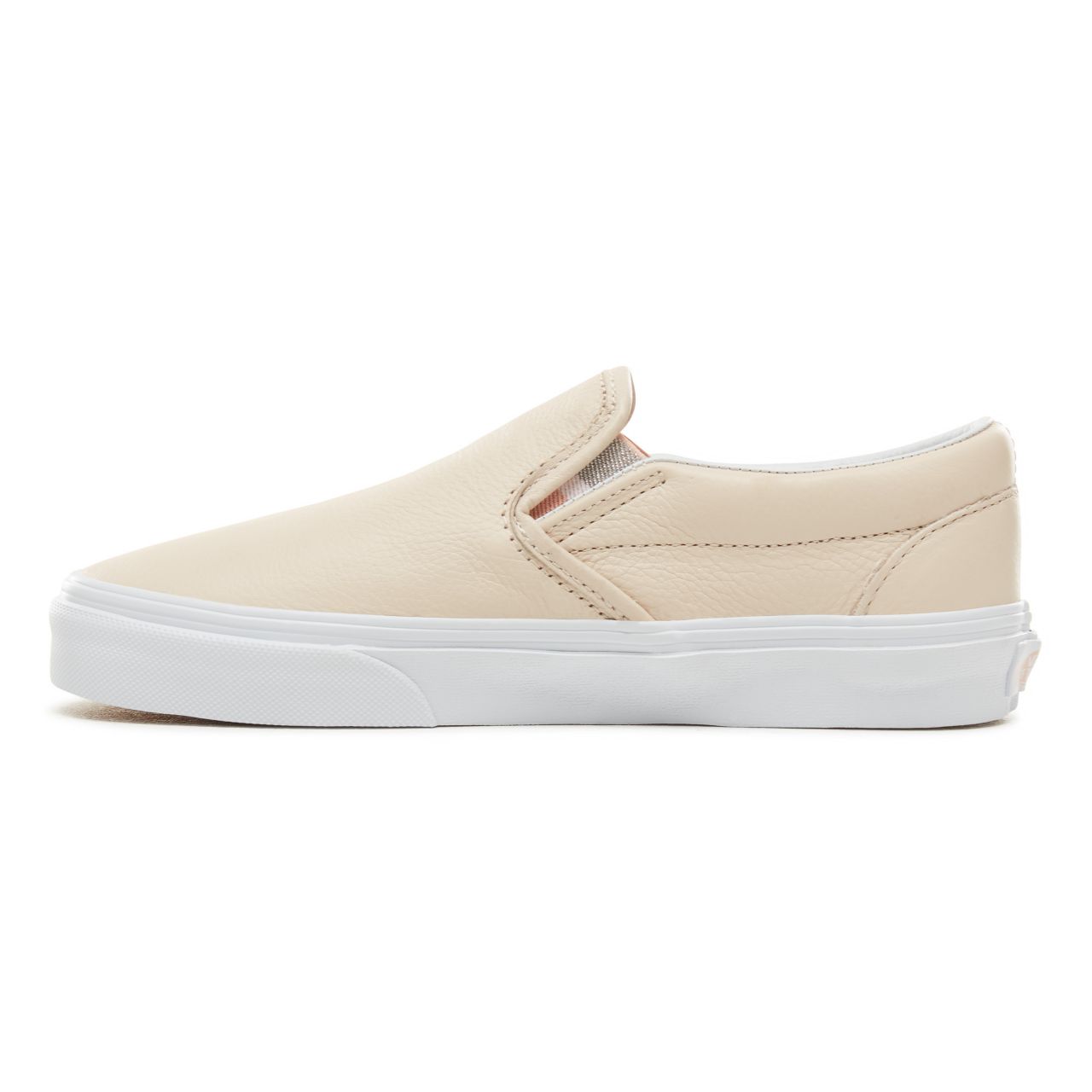 Vans Lurex Gore Classic Slip-On Classic Womens - (Lurex Gore) Sand Dollar VA38F7U7I Shoes