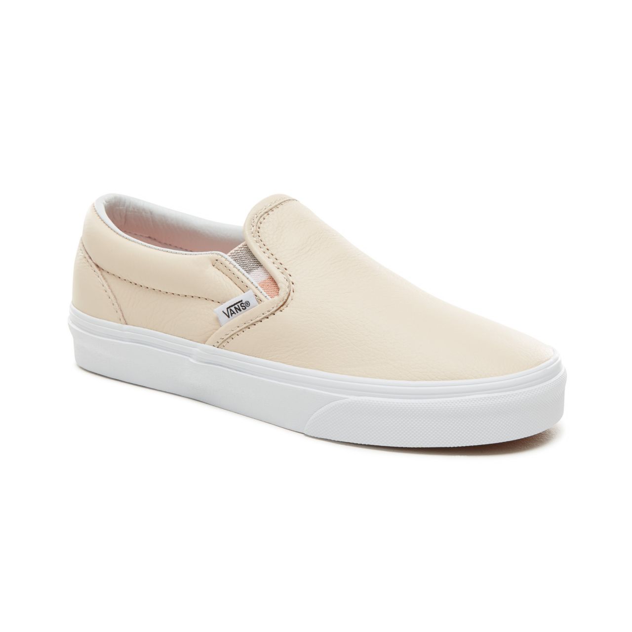 Vans Lurex Gore Classic Slip-On Classic Womens - (Lurex Gore) Sand Dollar VA38F7U7I Shoes