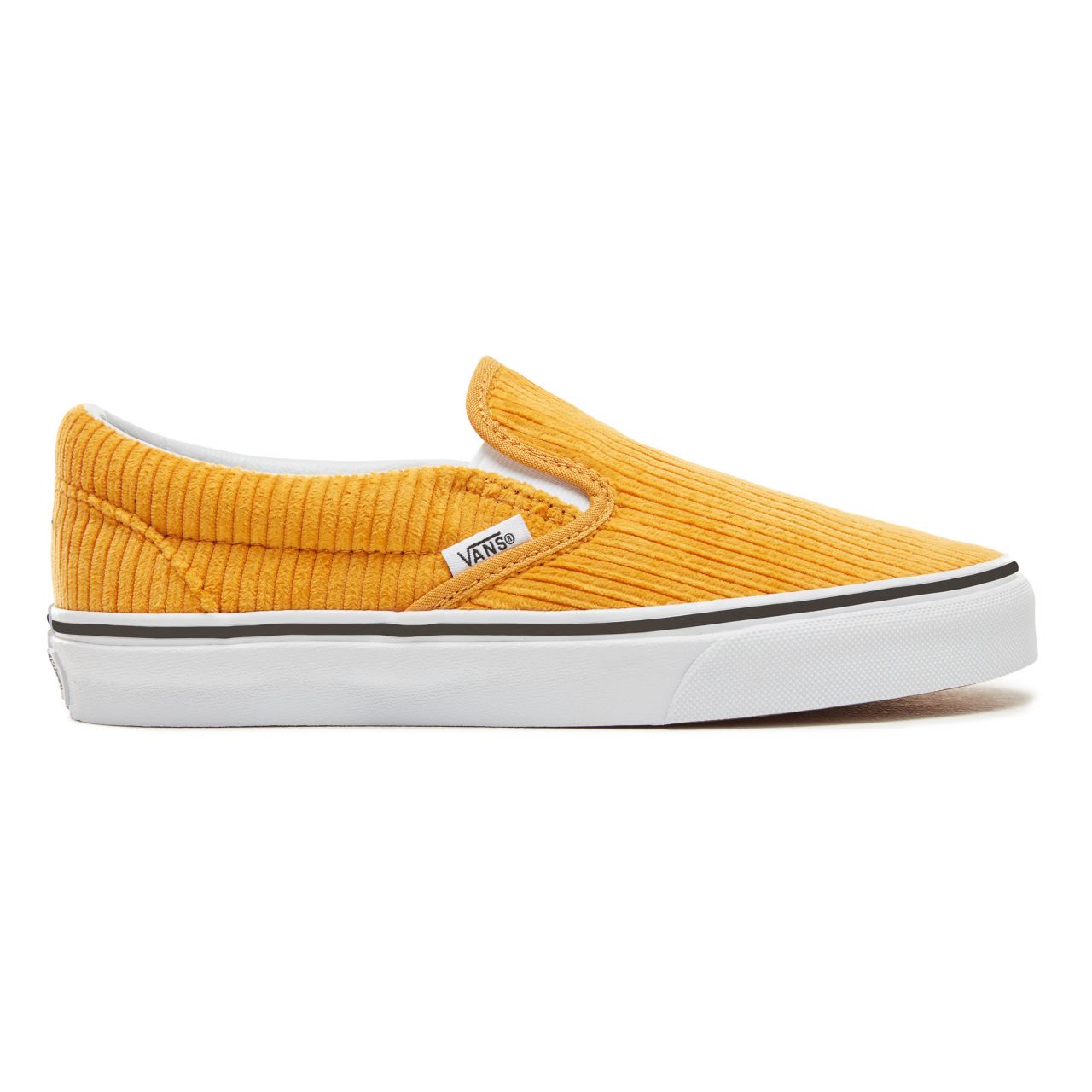 Vans Design Assembly Classic Slip-On Classic Womens - (Design Assembly) Sunflower/True White VA38F7U7D Shoes