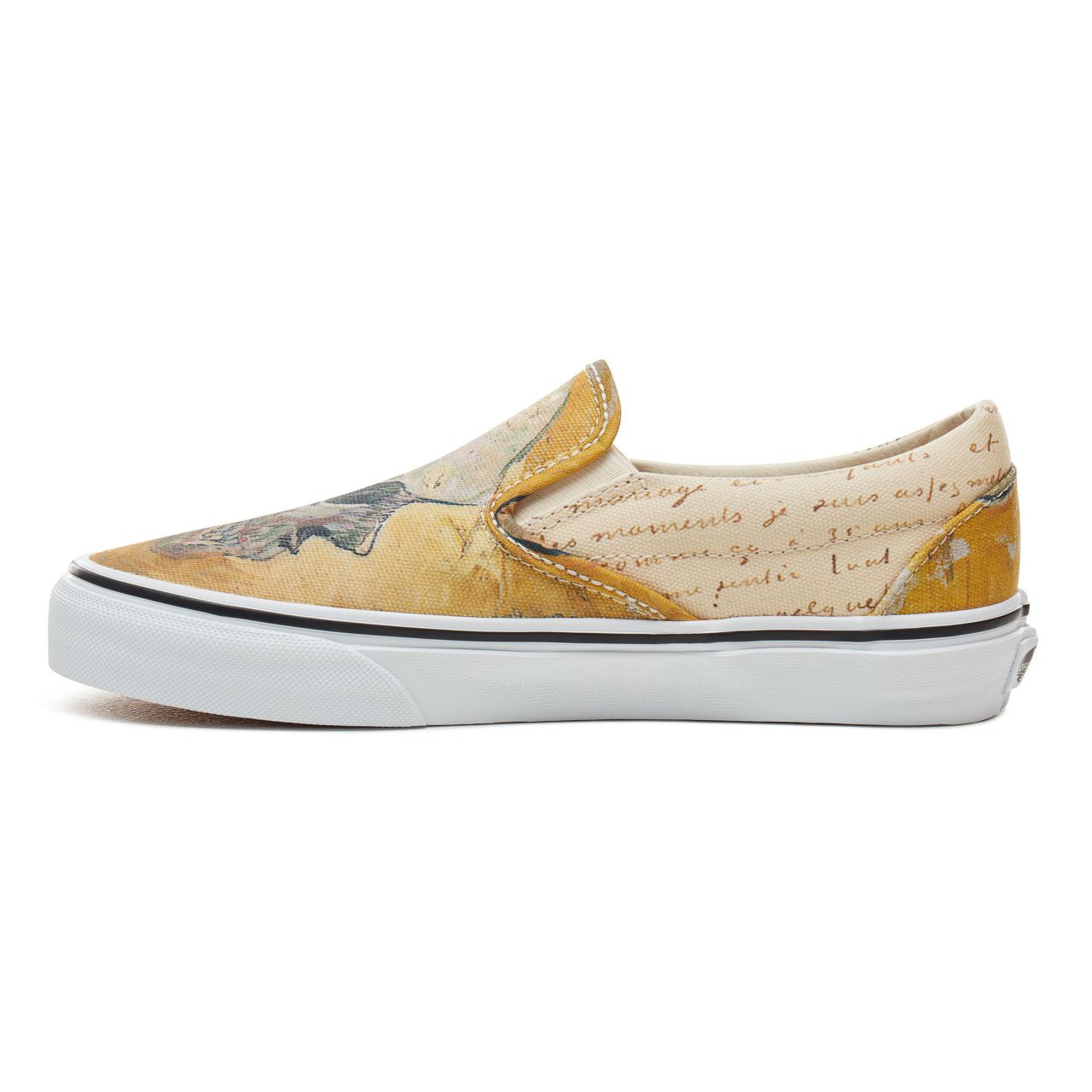 Vans x Van Gogh Museum Classic Slip-On Classic Womens - (Vincent Van Gogh) Skull/True White VA38F7U48 Shoes