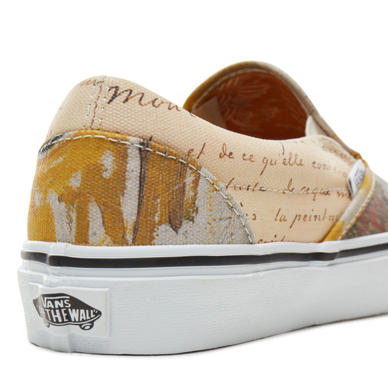 Vans x Van Gogh Museum Classic Slip-On Classic Womens - (Vincent Van Gogh) Skull/True White VA38F7U48 Shoes