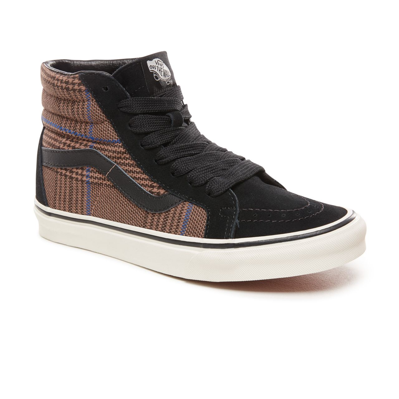 Vans Design Assembly Sk8-Hi Reissue Classic Womens - (Design Assembly) Glen Plaid/Marshmallow VN0A2XSBUQI Shoes