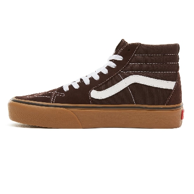 Vans Suede Gum Sk8-Hi Platform 2.0 Classic Womens - (Gum) Chocolate Torte/True White VA3TKNUCC Shoes