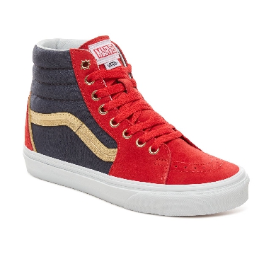 Vans X Marvel SK8-Hi Classic Womens - (Marvel) Captain Marvel/True White VA38GEUBI Shoes