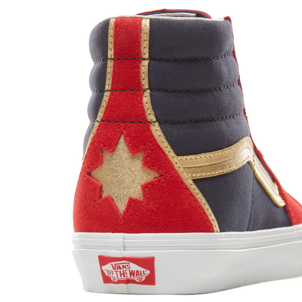 Vans X Marvel SK8-Hi Classic Womens - (Marvel) Captain Marvel/True White VA38GEUBI Shoes