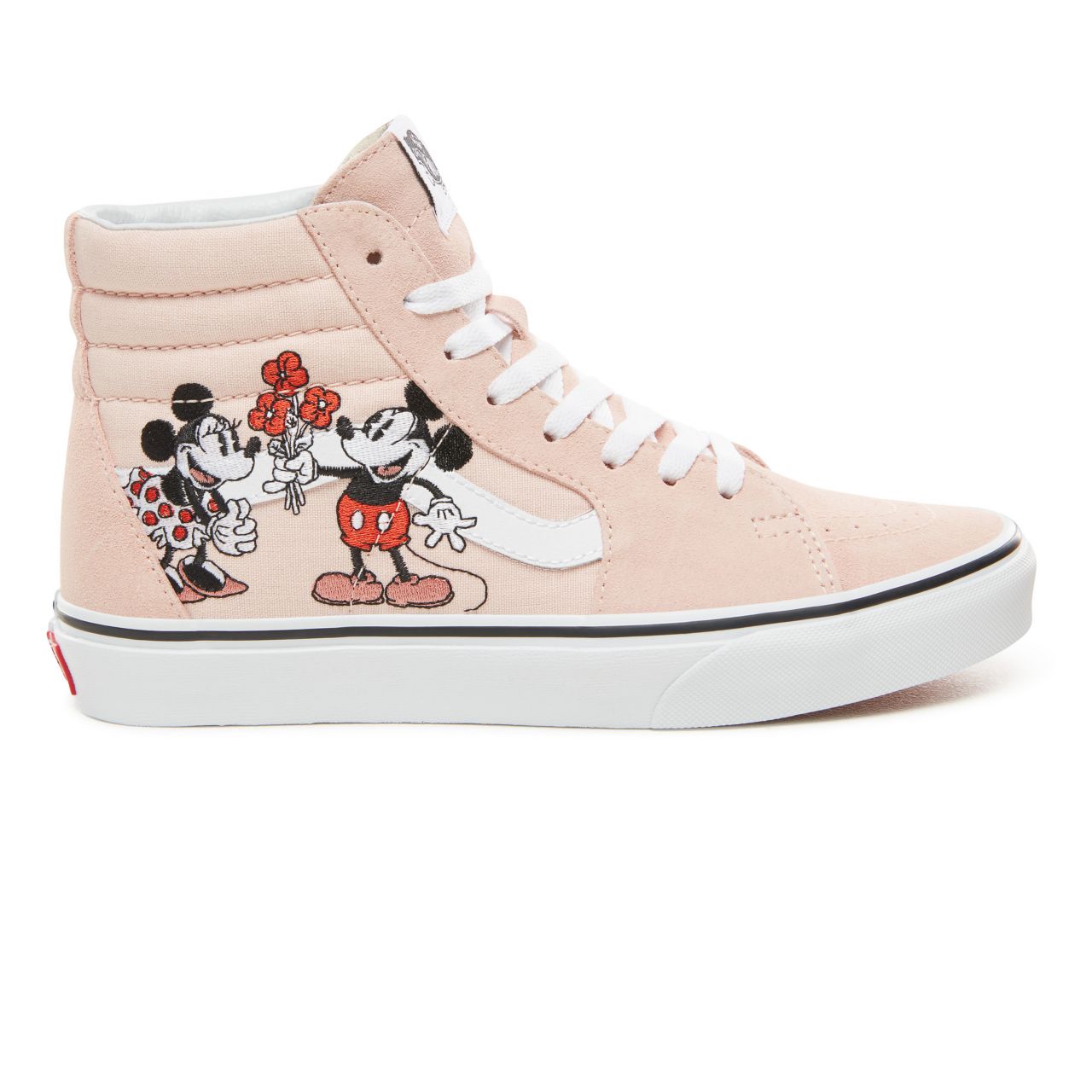 Vans Disney x Vans Sk8-Hi Classic Womens - (Disney) Mickey & Minnie/Pink VN0A38GEUPN Shoes