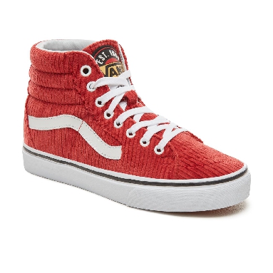 Vans Design Assembly Corduroy Sk8-Hi Classic Womens - (Design Assembly) Bossa Nova/True White VA38GEU56 Shoes