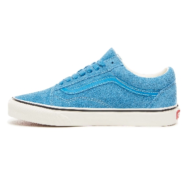 Vans Hairy Suede Old Skool Classic Mens Womens - (Hairy Suede) Indigo Bunting/Snow White VN0A38G1UNH Shoes