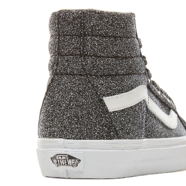 Vans Lurex Glitter Sk8-Hi Reissue Classic Womens - (Lurex Glitter) Black/True White VA2XSBU3T Shoes