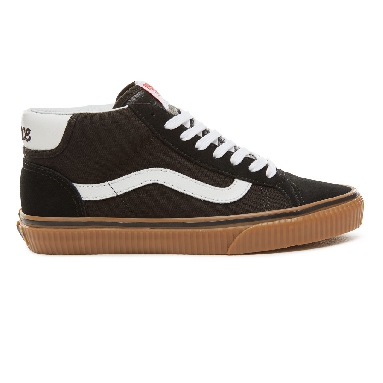 Vans Suede Power Pack Mid Skool 37 Classic Womens - (Power Pack) Black/Gum VA3TKFU9F Shoes