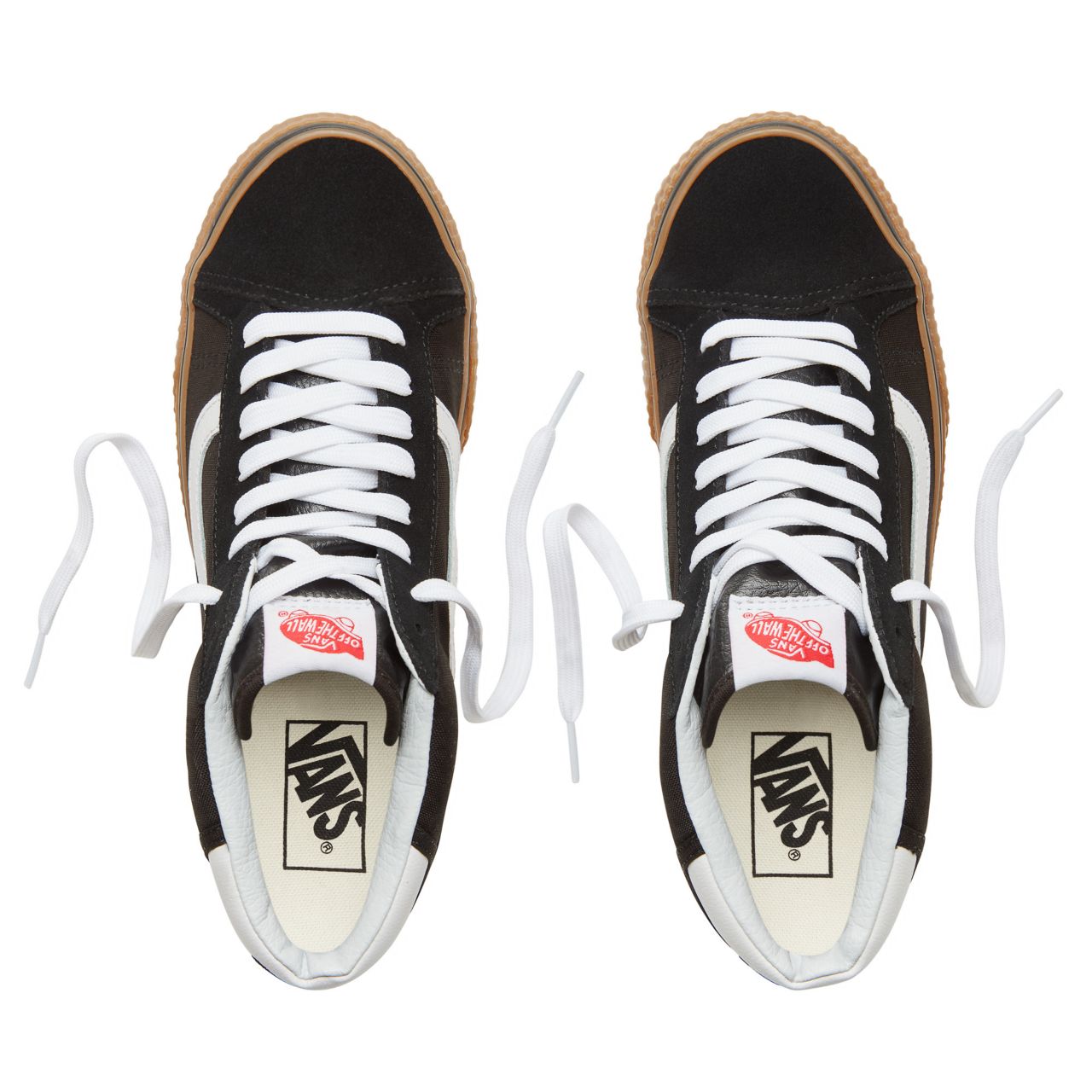 Vans Suede Power Pack Mid Skool 37 Classic Womens - (Power Pack) Black/Gum VA3TKFU9F Shoes