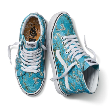 Vans x Van Gogh Museum Sk8-Hi Classic Womens - (Vincent Van Gogh) Almond Blossom/True White VA38GEUBL Shoes