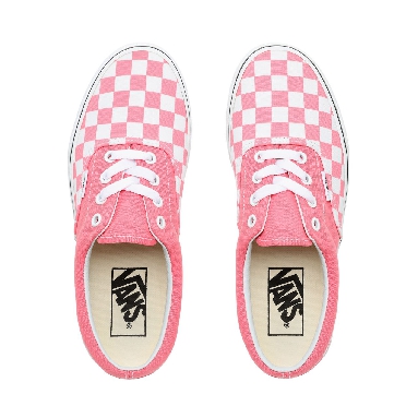 Vans Checkerboard Era Classic Womens - (Checkerboard) Strawberry Pink/True White VN0A38FRVOX Shoes