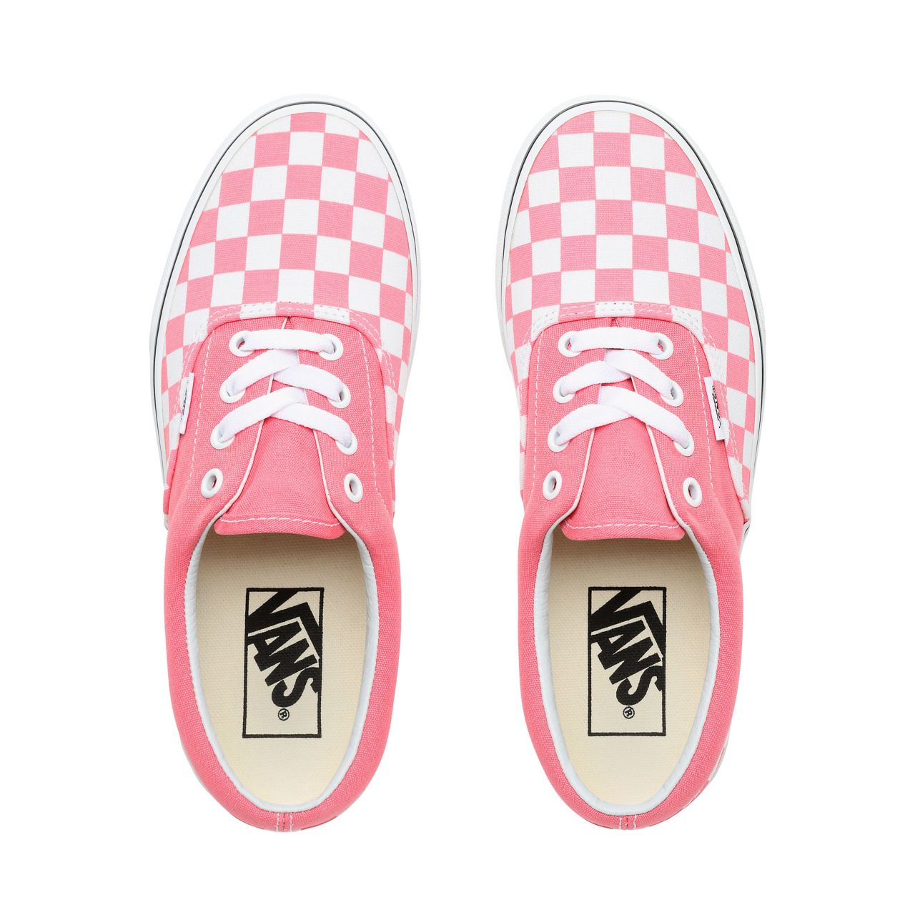 Vans Checkerboard Era Classic Womens - (Checkerboard) Strawberry Pink/True White VN0A38FRVOX Shoes