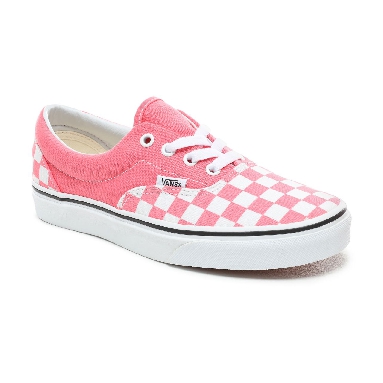 Vans Checkerboard Era Classic Womens - (Checkerboard) Strawberry Pink/True White VN0A38FRVOX Shoes