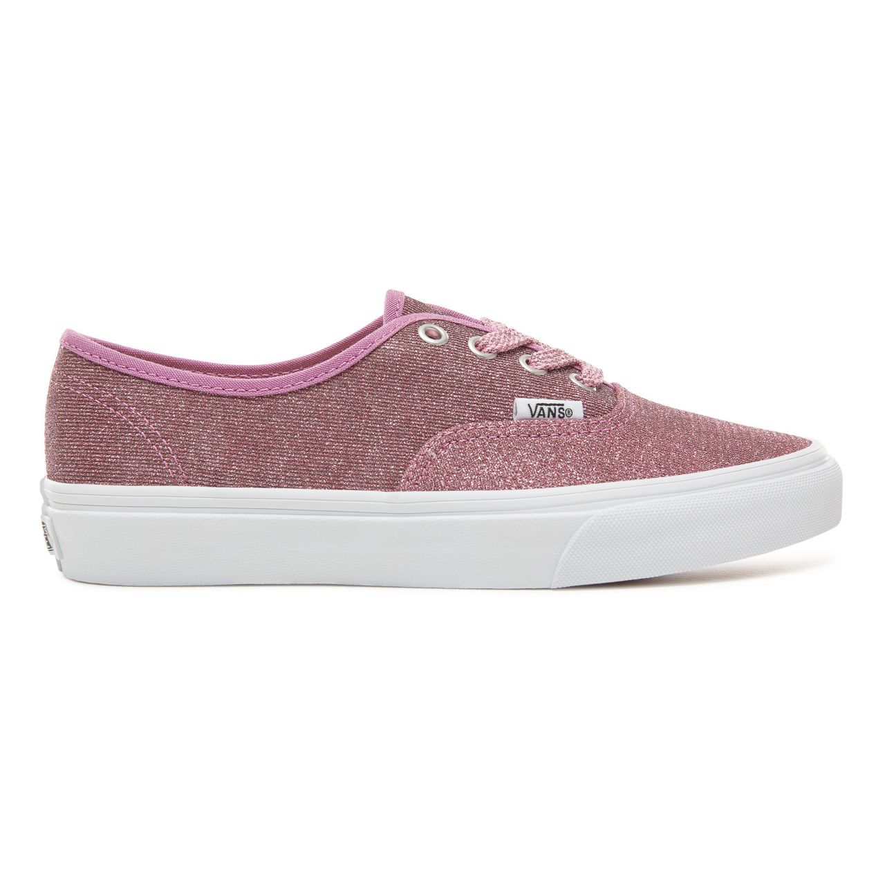 Vans Lurex Glitter Authentic Classic Womens - (Lurex Glitter) Pink/True White VA38EMU3U Shoes