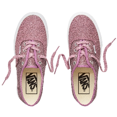 Vans Lurex Glitter Authentic Classic Womens - (Lurex Glitter) Pink/True White VA38EMU3U Shoes