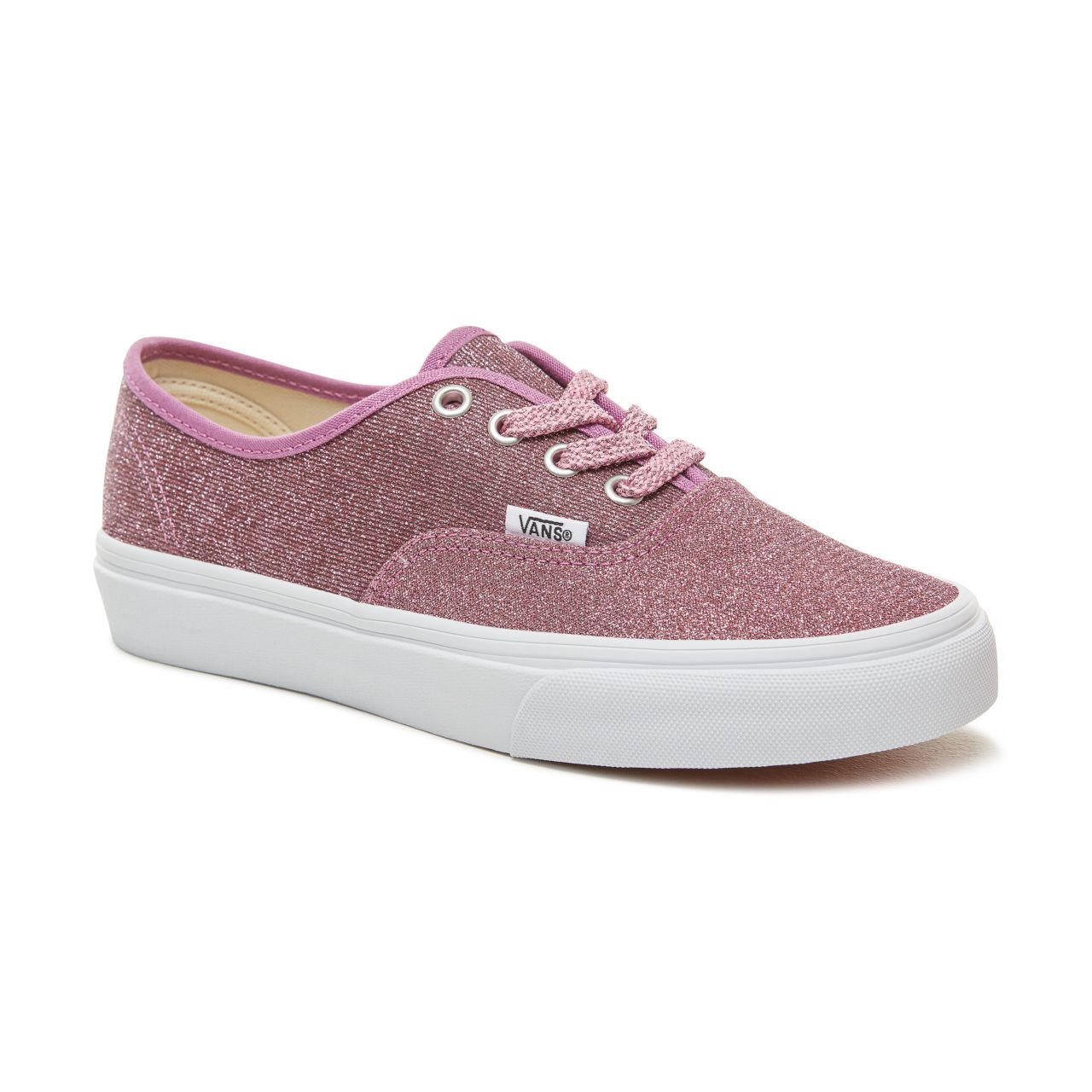 Vans Lurex Glitter Authentic Classic Womens - (Lurex Glitter) Pink/True White VA38EMU3U Shoes