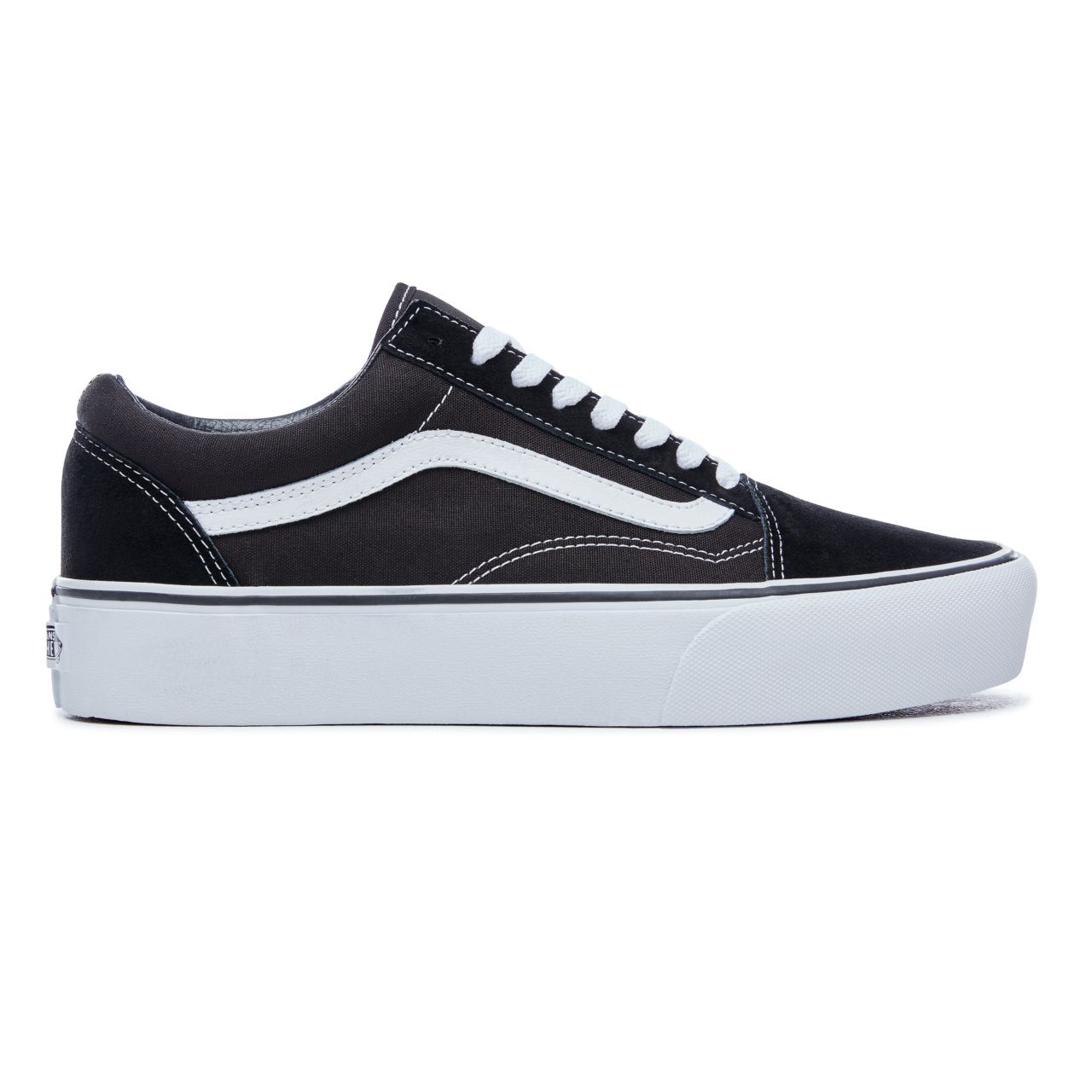 Vans Platform Old Skool Classic Womens - Black/White VN0A3B3UY28 Shoes