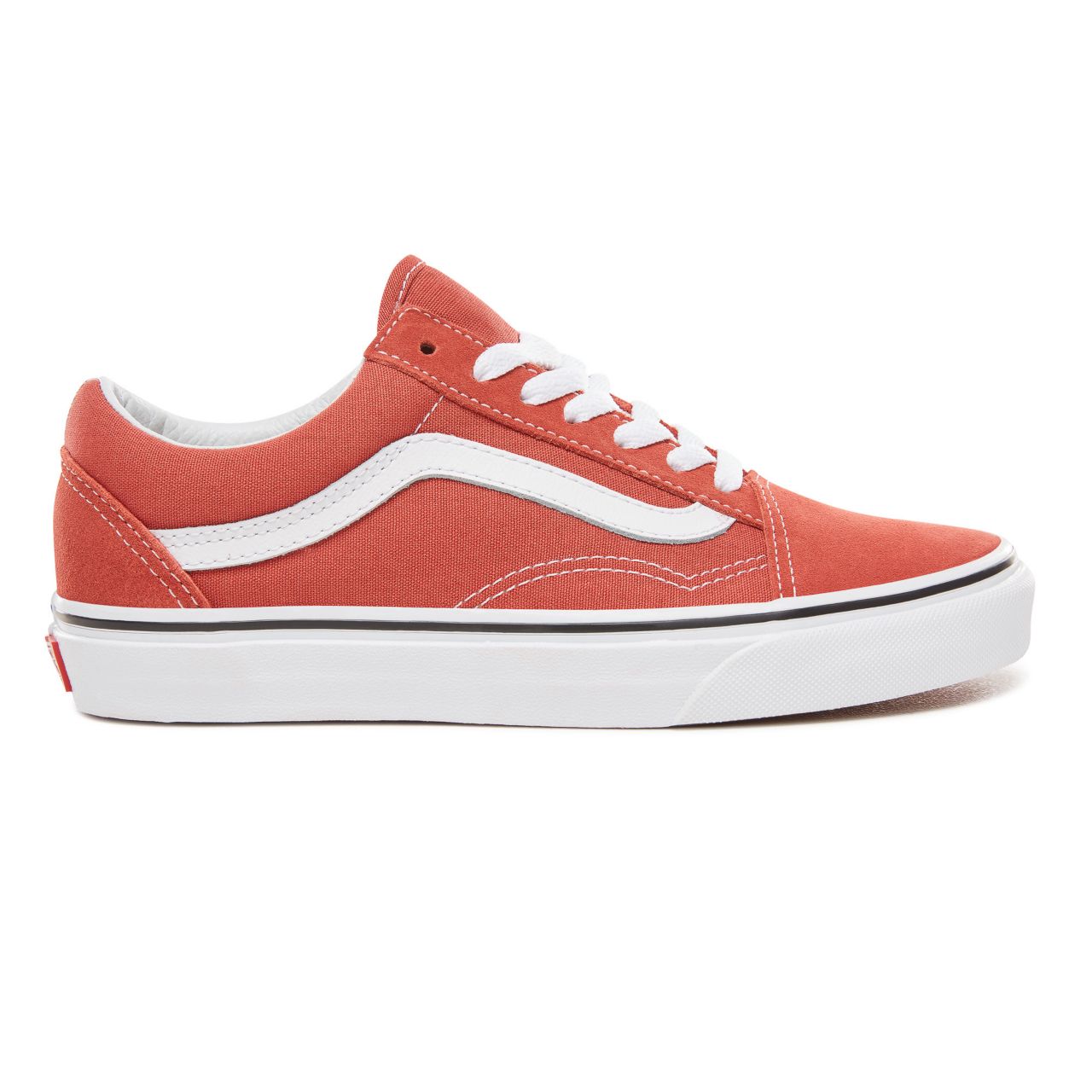 Vans Old Skool Classic Womens - Hot Sauce/True White VN0A38G1UKZ Shoes