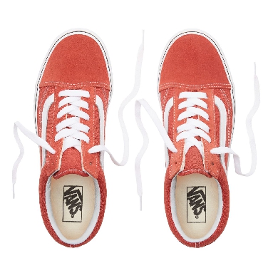 Vans Old Skool Classic Womens - Hot Sauce/True White VN0A38G1UKZ Shoes