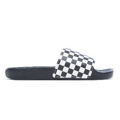 Vans Checkerboard Slide-On Sandals Mens Womens - White V4KIIP9 Shoes