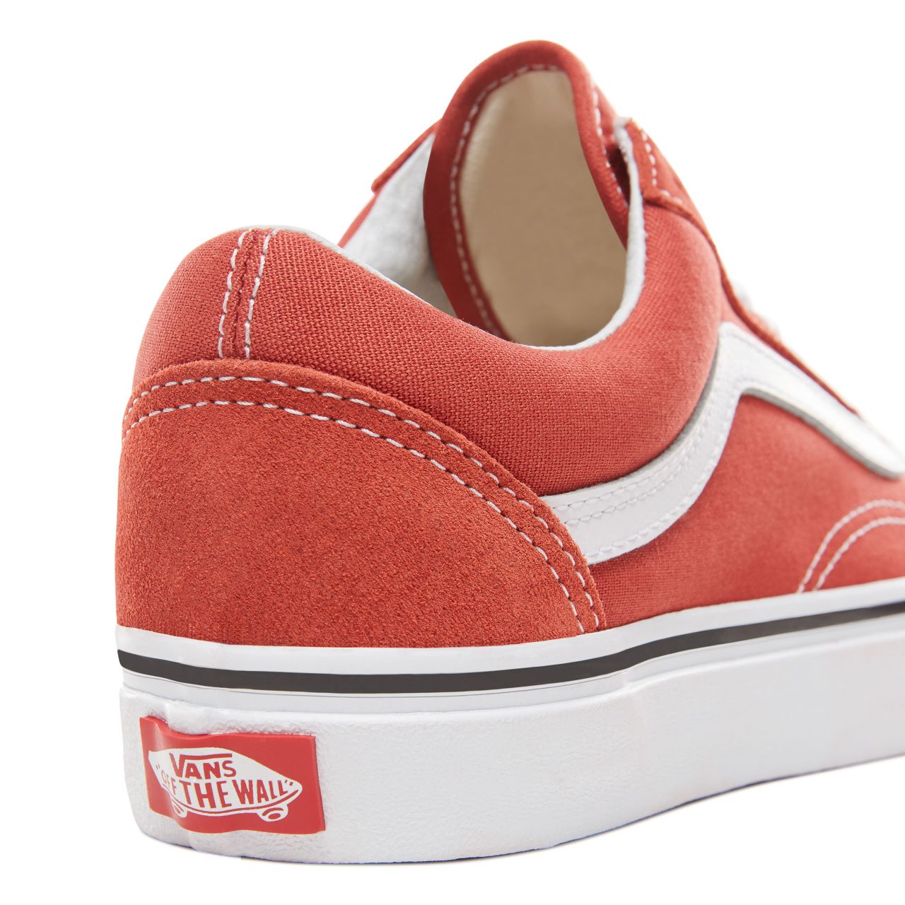 Vans Old Skool Classic Womens - Hot Sauce/True White VN0A38G1UKZ Shoes