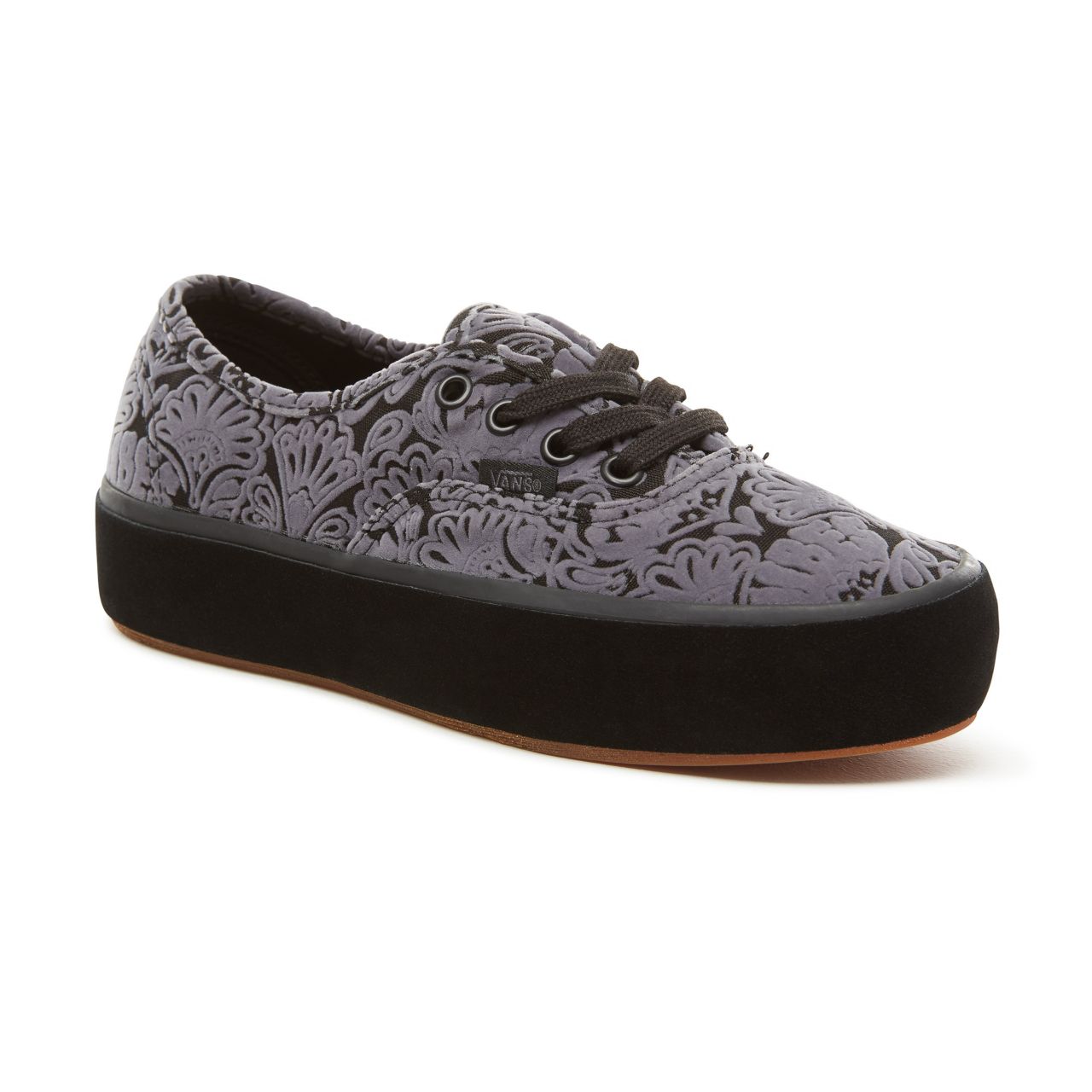 Vans Sidewall Wrap Authentic Platform 2.0 Classic Womens - (Sidewall Wrap) Suede/Black VA3AV8U6N Shoes