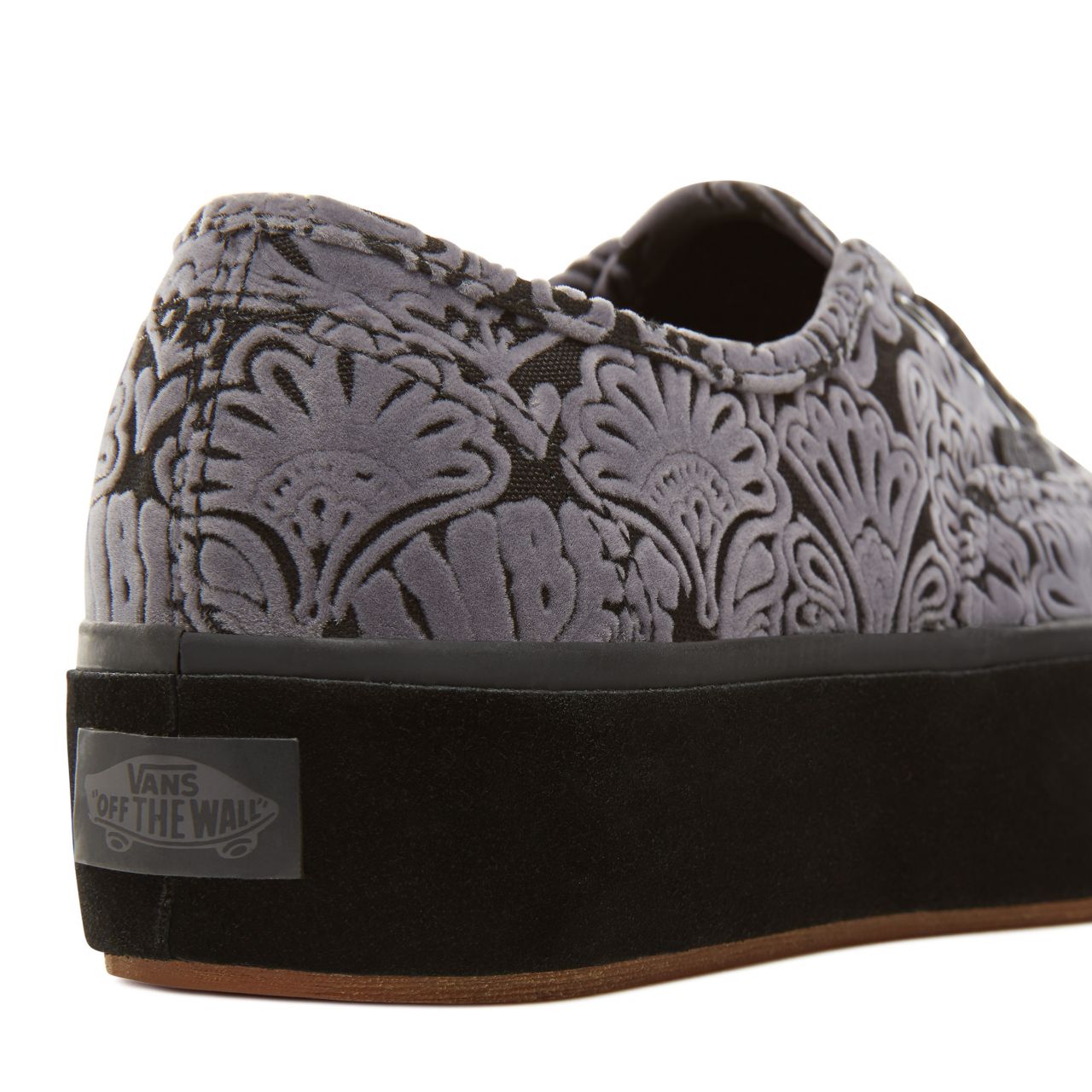 Vans Sidewall Wrap Authentic Platform 2.0 Classic Womens - (Sidewall Wrap) Suede/Black VA3AV8U6N Shoes